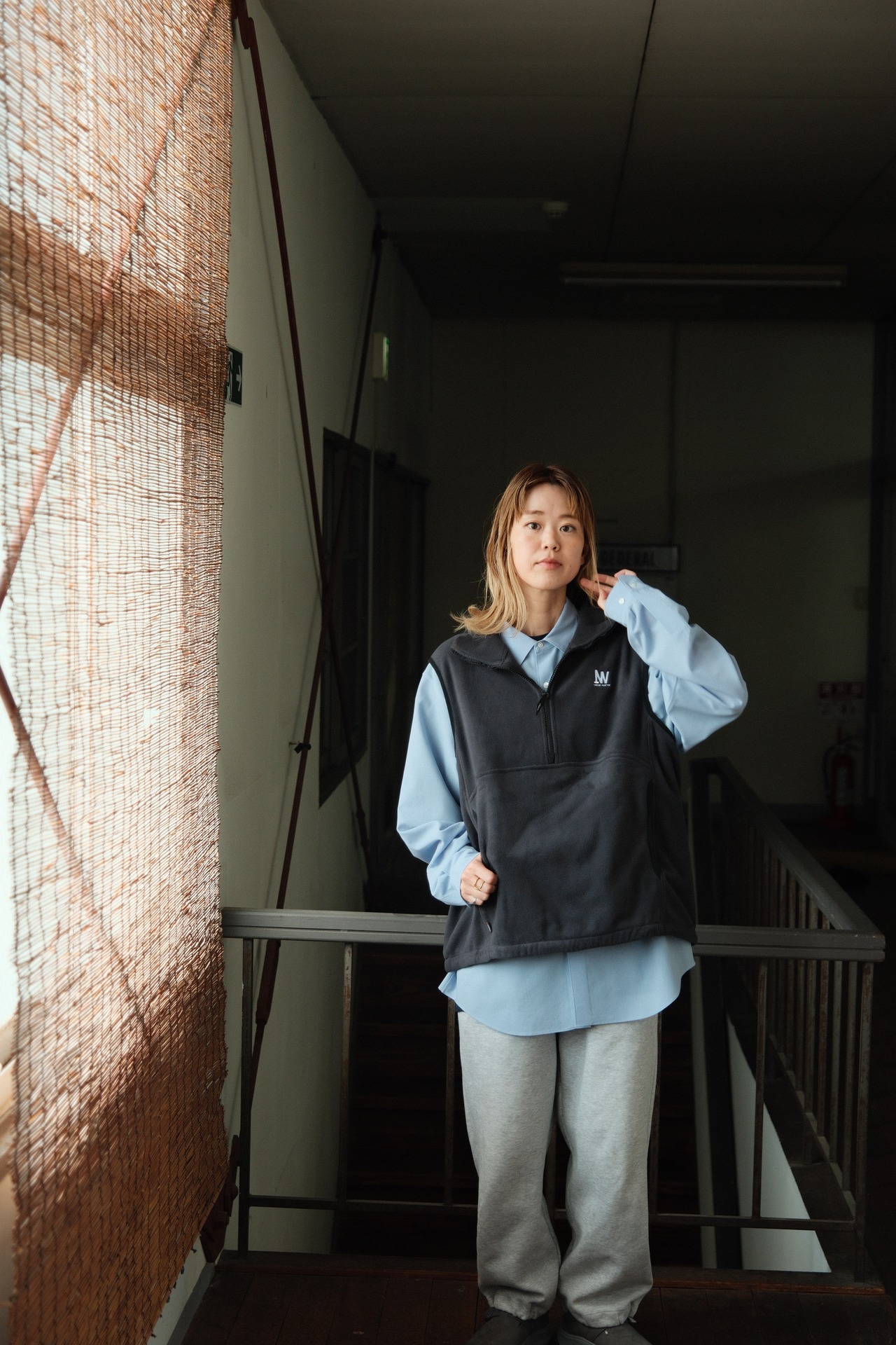 NEVER WASTED / 200century VEST / BLACK