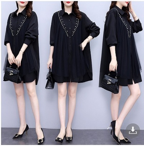 【大きいサイズXL-5XL】【秋冬新作】ファッションワンピース#skfsh-263167