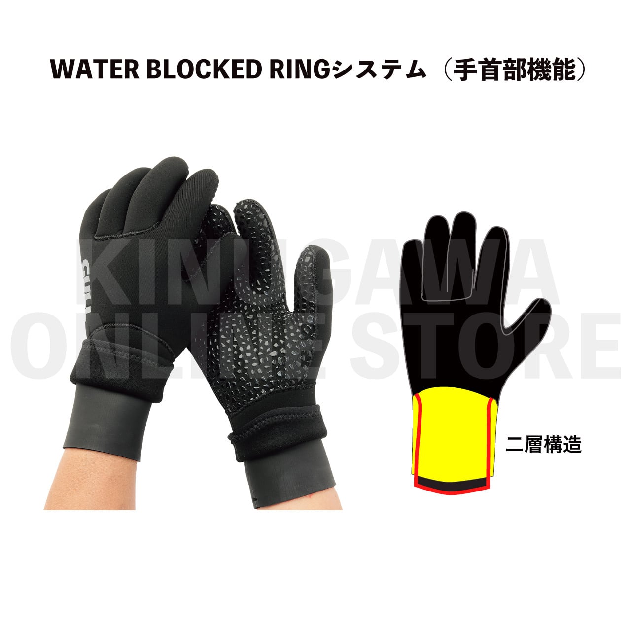 5mmウィンターグローブ GULL ガル ダイビンググローブ