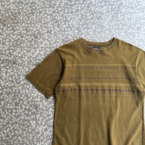 STUSSY / 00’s usa製 border T-shirt size M