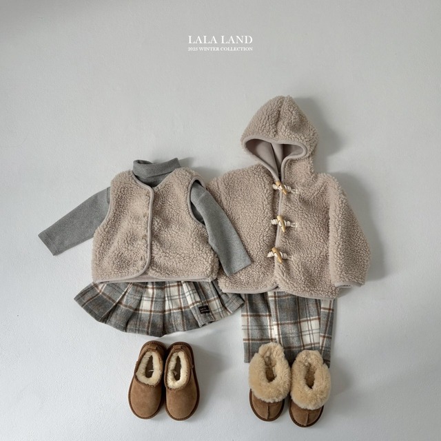 《入荷待ち》送料無料【lalaland】Baguette Check Skirt