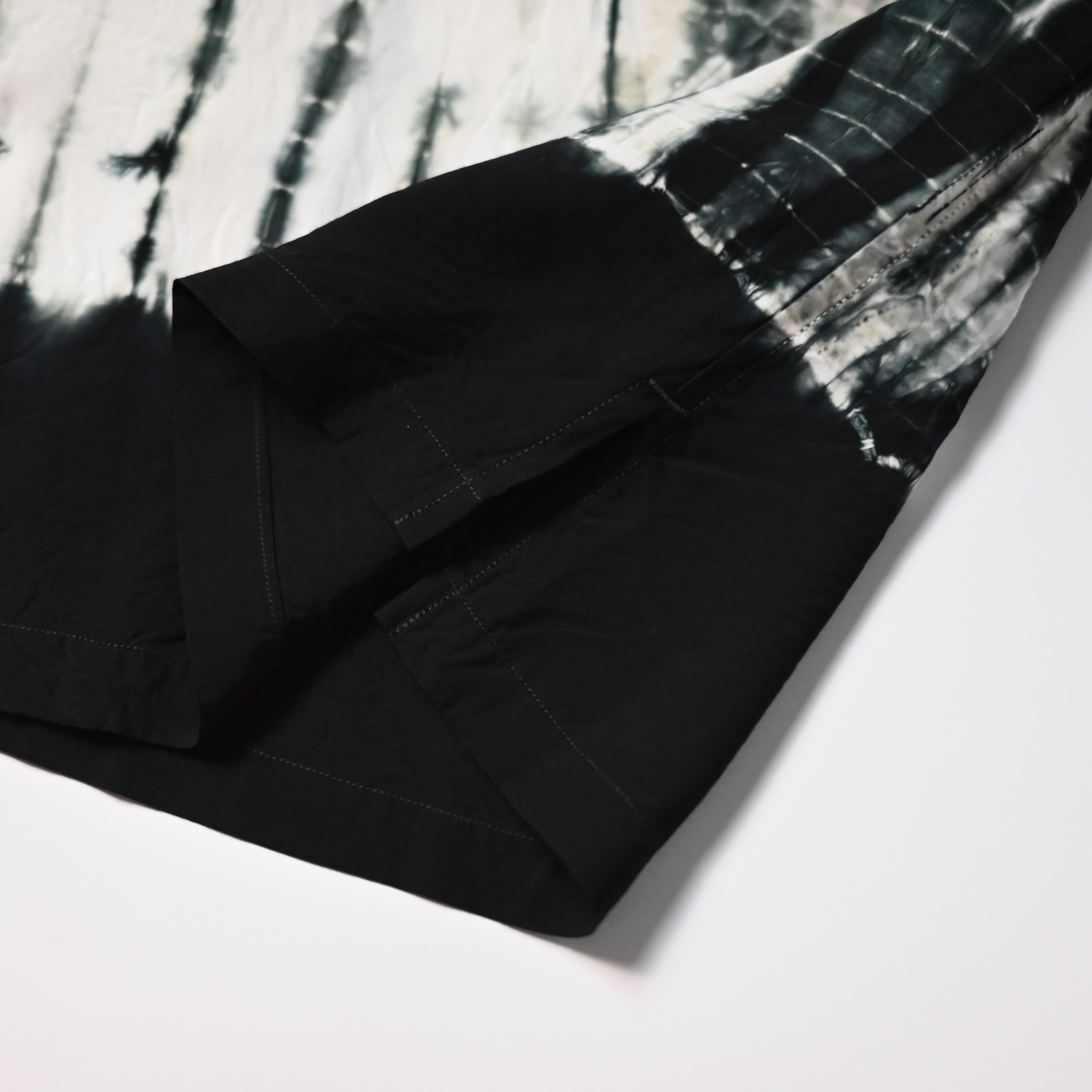 KUON / Arimatsu Shibori Camp Collar Shirt | GANKO