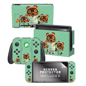 【在庫のみ】Controller Gear / animal crossing (たぬきち) / あつまれ どうぶつの森 海外限定品 公式ライセンス品 / Nintendo Switch用 ドックスキン シール
