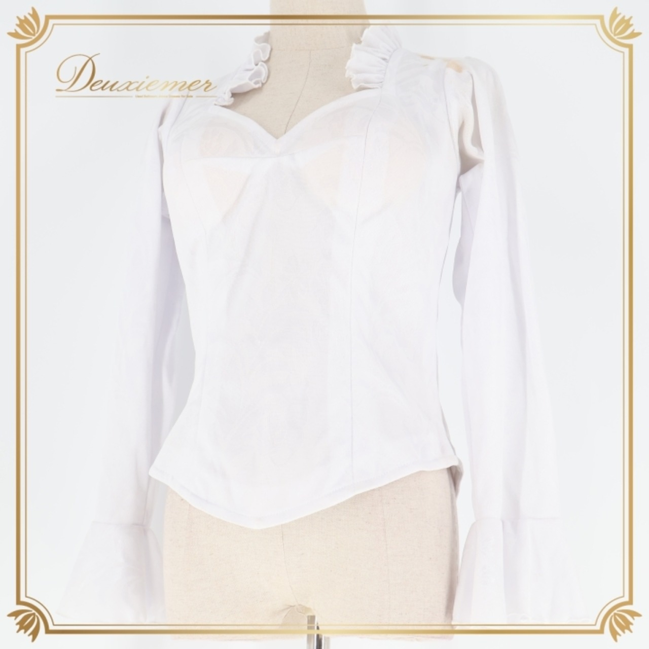 フラメンコ 衣装 トップス ブラウス 白 長袖 フリル ダンス パーティ 発表会 ホワイト系 フリルデザイン おしゃれ ダンス衣装 イベント用コスチューム エレガント レディース スタイリッシュ