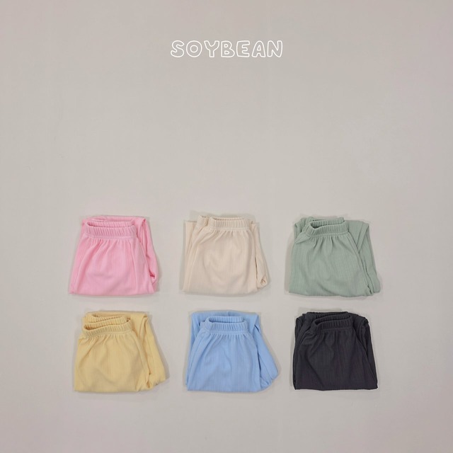 【取寄】soybean｜cool pleats jogger pants｜クールプリーツジョガーパンツ｜XS-JM｜kids&jr｜26 summer