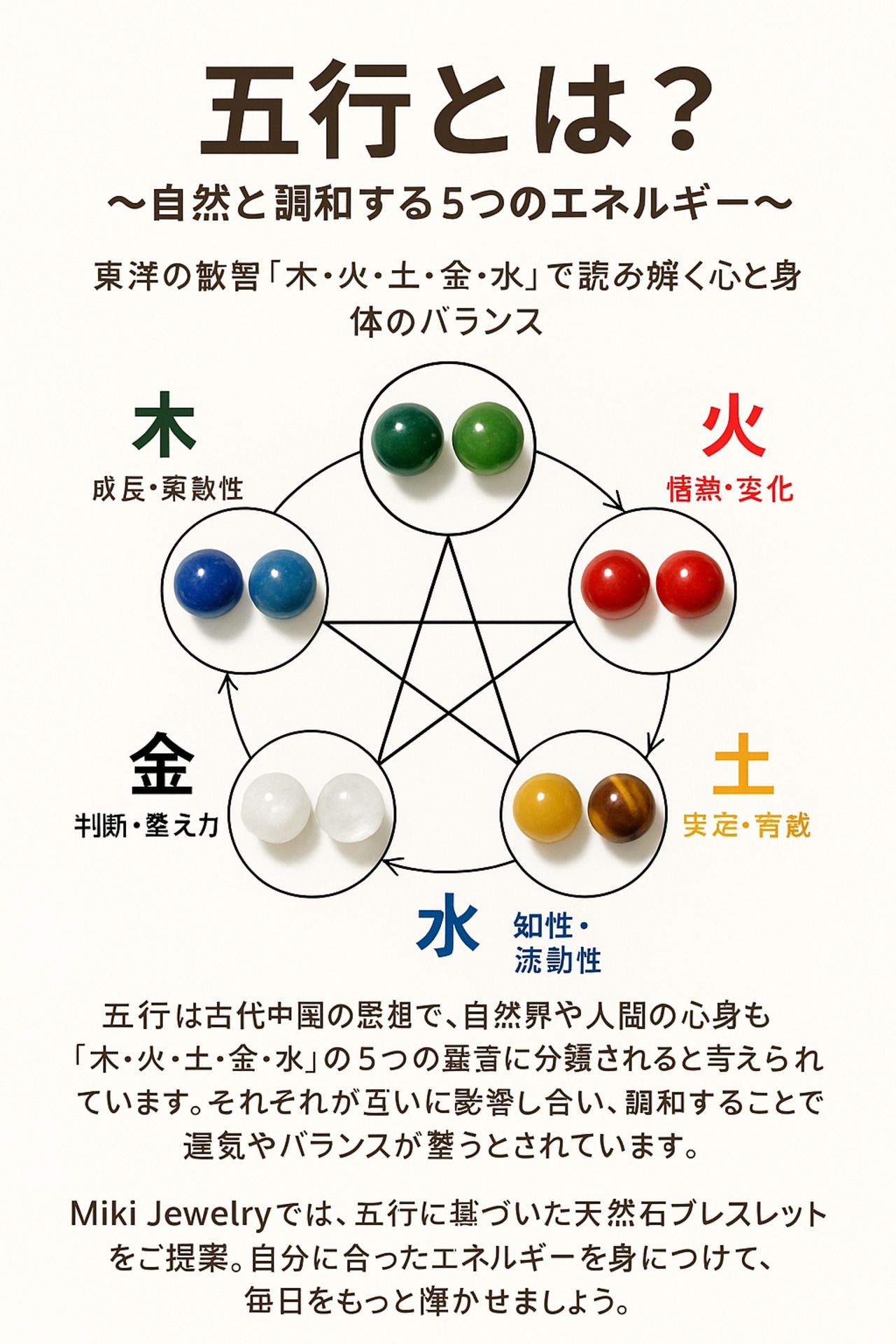 自信と決断をあなたに｜11月誕生石・金運に MIKI-JEWERLRY【フックサイト14.5ｍｍ】Fuchsite