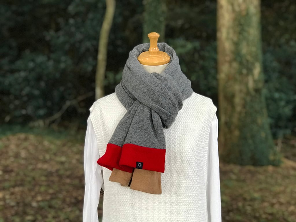 BISYU カシミヤ100% マフラー グレー BISYU カシミヤ100% マフラー グレー