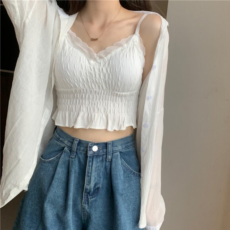 レースレディースサマー 大人ガーリー スウィート キュート カジュアル 夏物 萌量不足62195353080