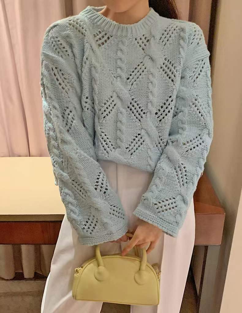 丸首ニット AJ1079-6079