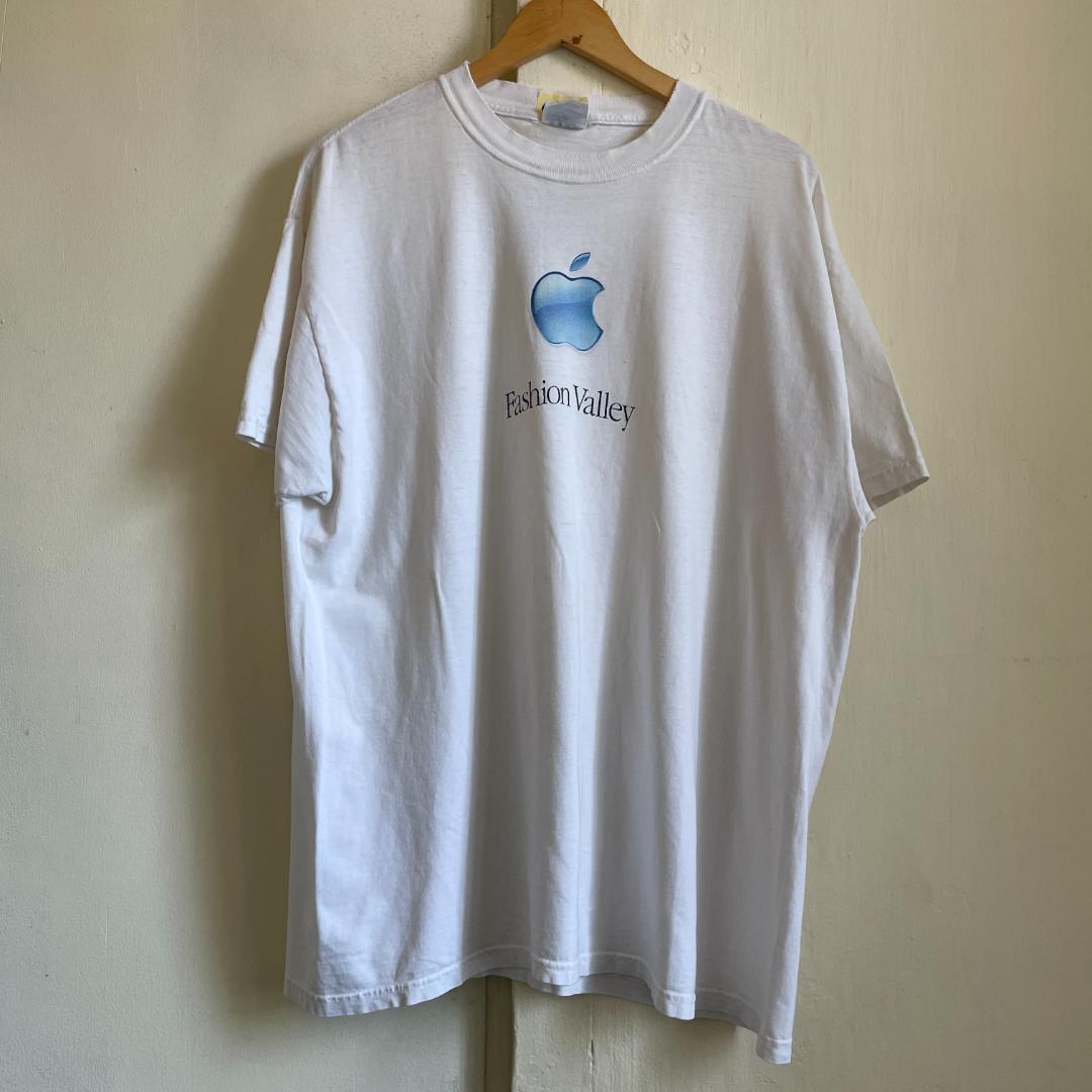 サイズLアップル Tシャツ 企業ロゴ ヴィンテージ 非売品 オフィシャル レア 希少