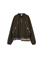 CONP Ethnic Patchwork Nylon Jacket