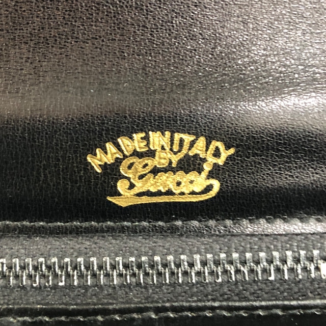 GUCCI グッチ シェリーライン ショルダーバッグ ブラック ホースビット スエード vintage ヴィンテージ オールド serjt6