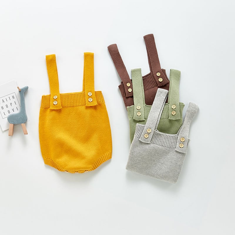 【即納】ニットロンパース