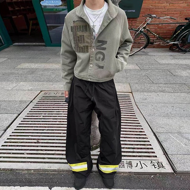 FROM THE STREETストリートリ消防用モチーフパンツ