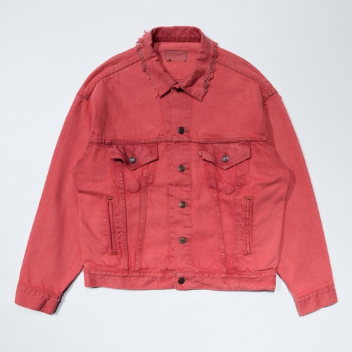 Levis 80-90s 70507 Salmon dye Denim Trucker Jacket made in USA