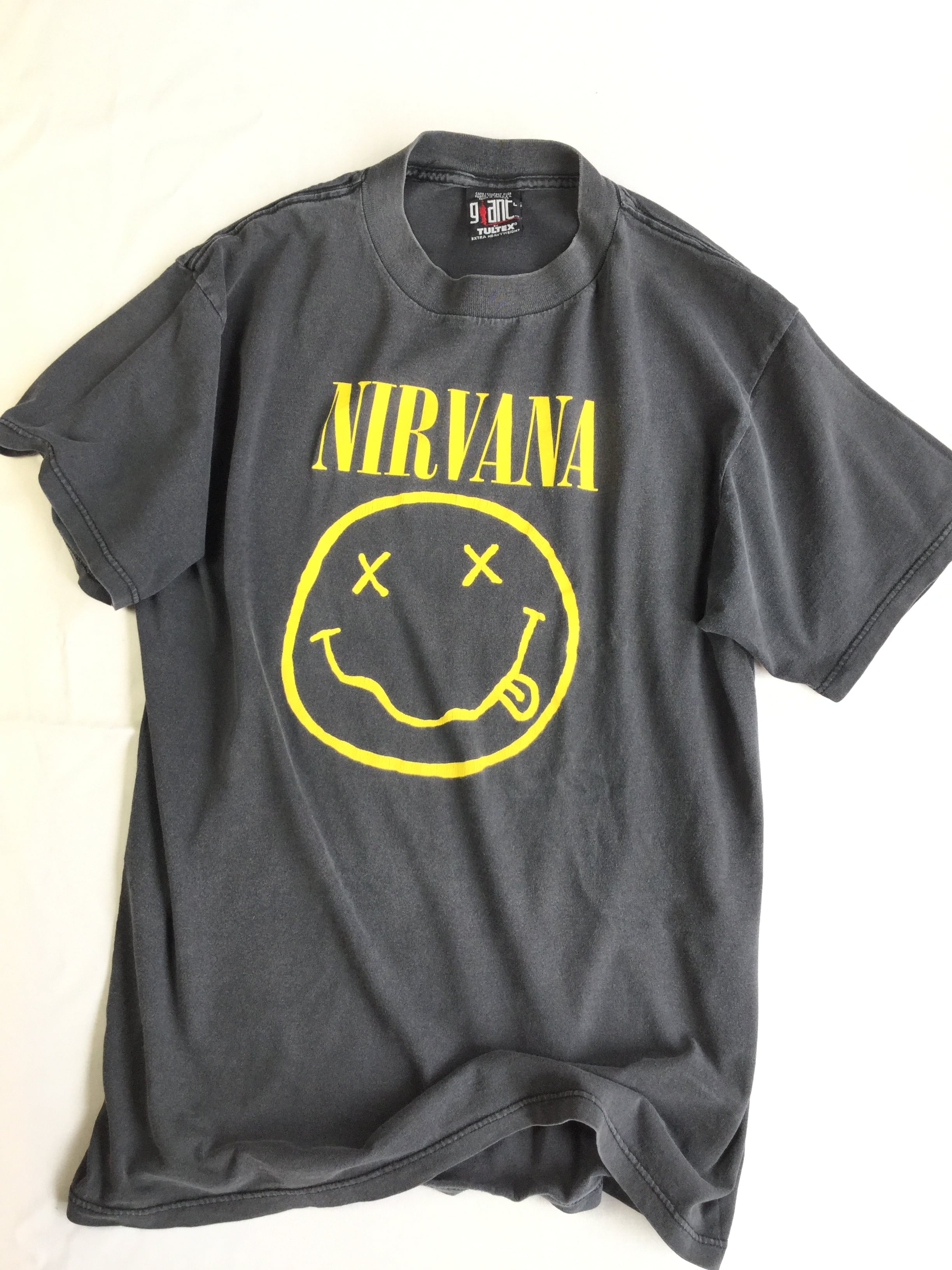 90s NIRVANA スマイル Tシャツ コピーライト入り | MIKOTONORI.