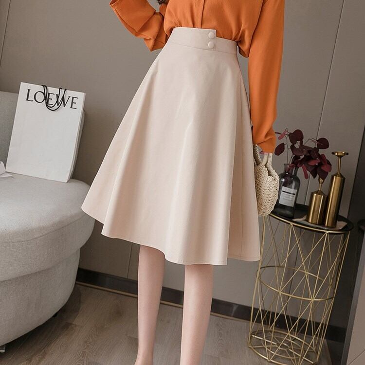 ロエベ 上品 ゴールド×ベージュ ベルト お洒落 パンツ スカート ドレス-