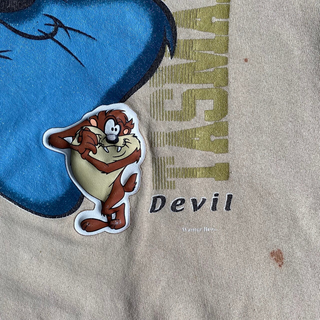 ①☆ビンテージシーツ バッグス・バニー 生地 ビンテージシーツ