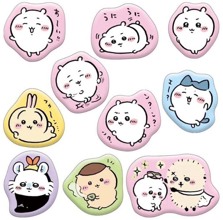 6月下旬入荷予定]ちいかわ マシュマロ風シール2 ちいかわ ハチワレ