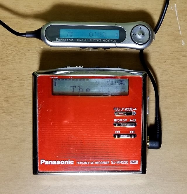 MDポータブルレコーダー Panasonic SJ-MR230-R MDLP 完動品 | MTR PRO SHOP