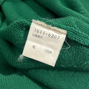 PIA SPORTS ピアスポーツ ウール ニット セーター 5/グリーン メンズ