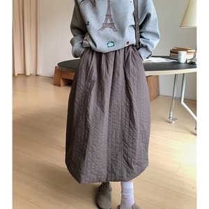 loose a line casual skirt