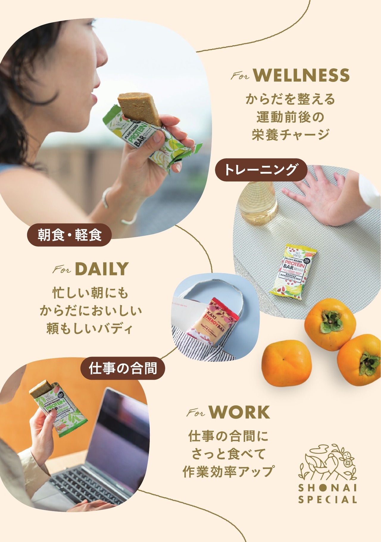 【12個入り】トロピカルココナッツ｜植物性プロテインバー《砂糖・甘味料・香料・着色料・動物性原料・全て不使用》Shonai Special｜PLANT-BASED PROTEIN BAR