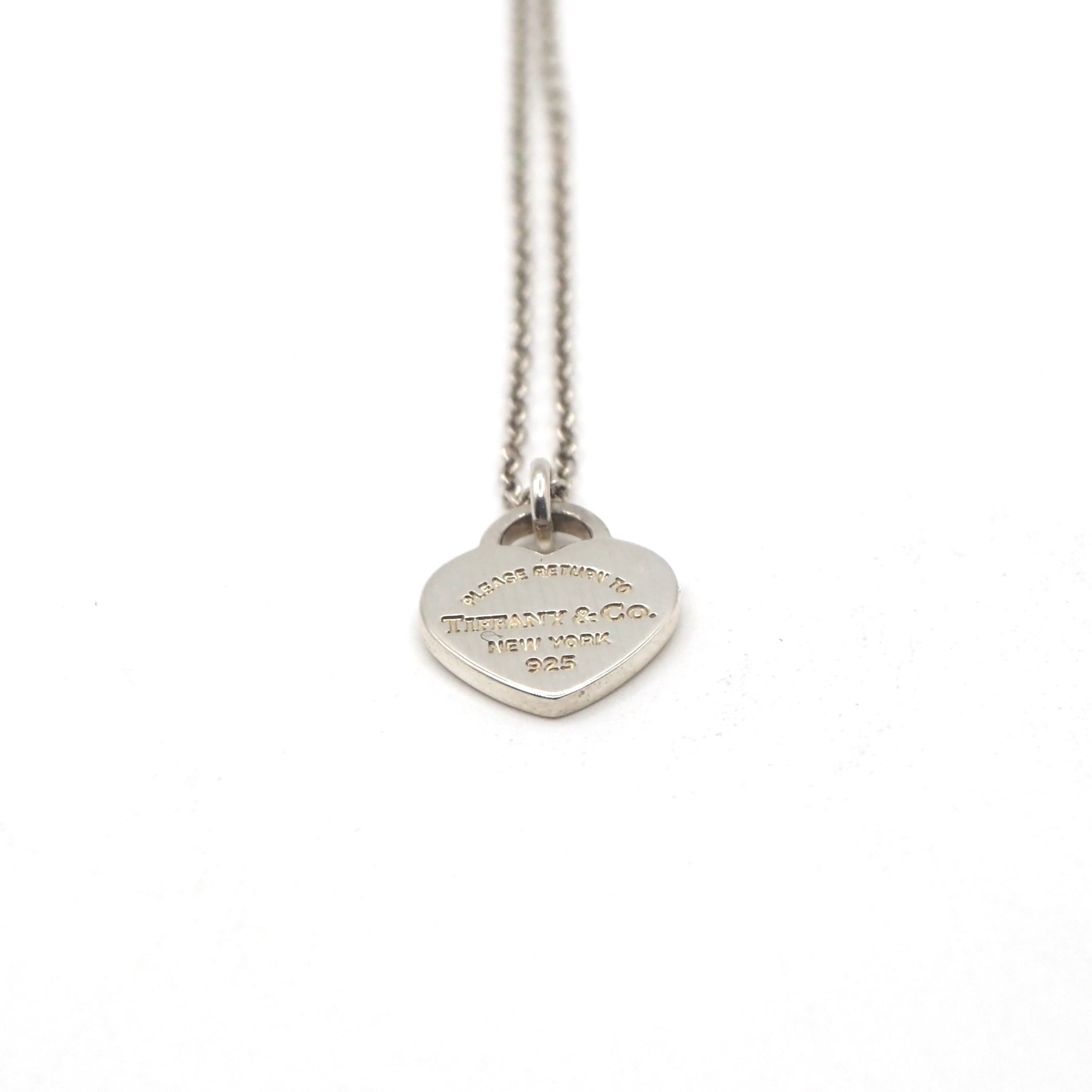 Tiffany&Co. リターントゥ ダブルハート タグネックレス シルバー925