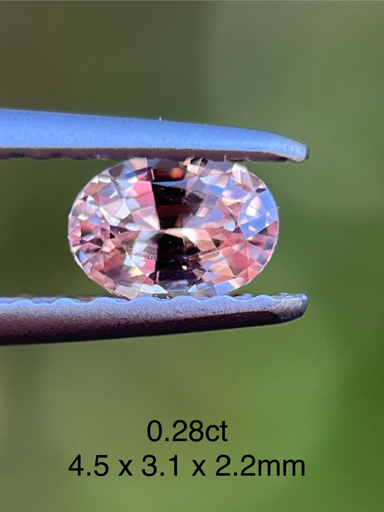 パパラチアサファイアルース 0.28ct 4.5 x 3.1 x 2.2mm パパラチアサファイアルース 0.28ct 4.5 x 3.1 x 2.2mm