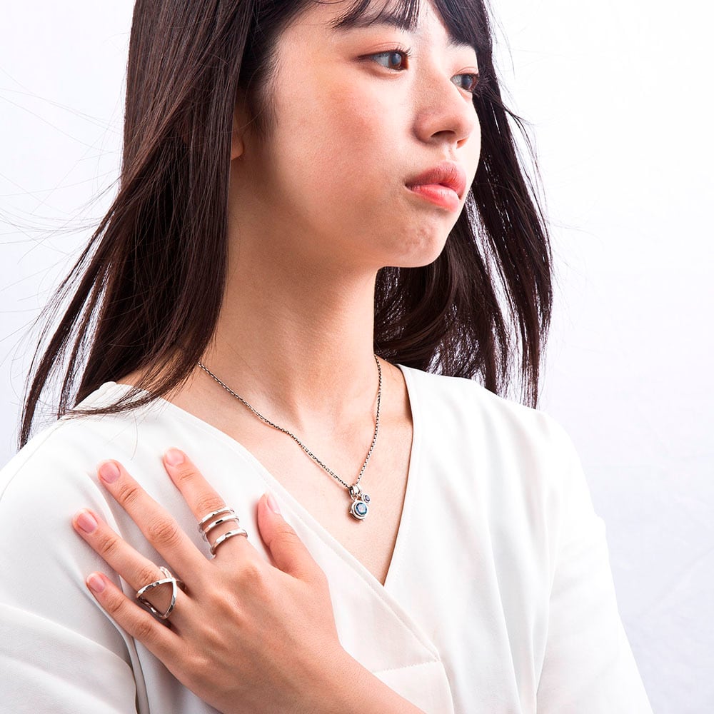 Elenore Jewelry×ARTEMIS KINGS トリプルカフリング シルバーリング 15