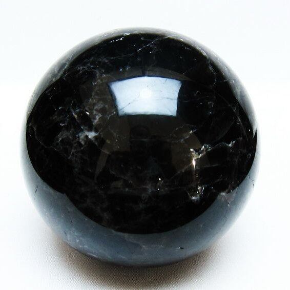1.5Kg モリオン 丸玉 105mm 黒水晶 丸玉 モリオン スフィア 一点物 151-8553
