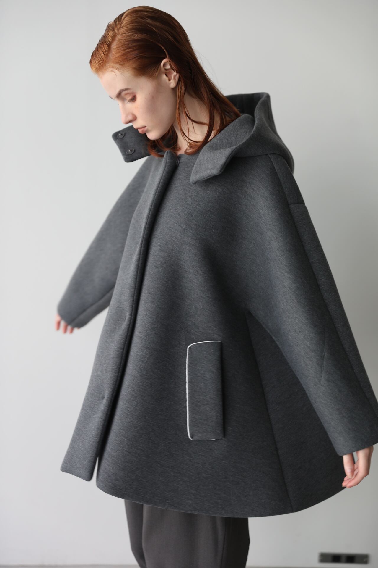 bonding hoodie coat (gray) | e L L a