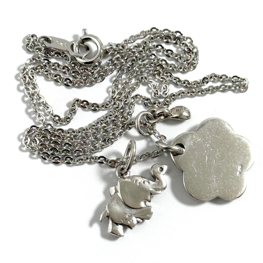 セリーヌ  ネックレス ペンダント ゾウ ルビー シルバー 希少】セリーヌ レディース ペンダント ネックレス ゾウ ルビー