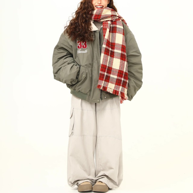 boa collar logo jacket　ボアカラーロゴジャケット　J1516