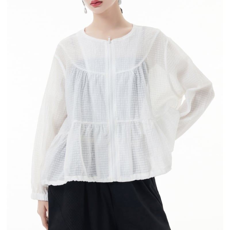 カジュアルシアールーズカーディガン BL0409