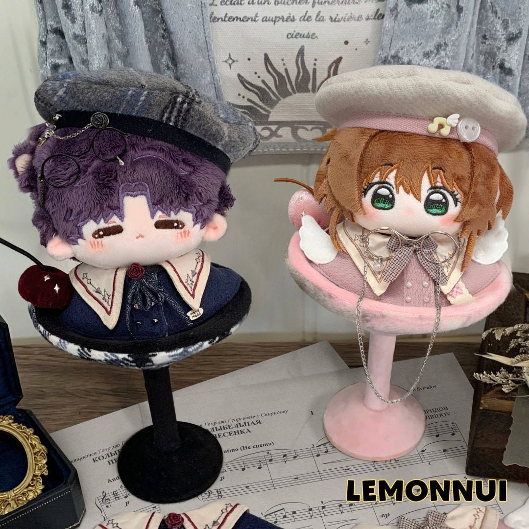 10cm 12cm 着せ替え ぬいぐるみ服 レトロ 小悪魔 ポンチョ 推し活 推し