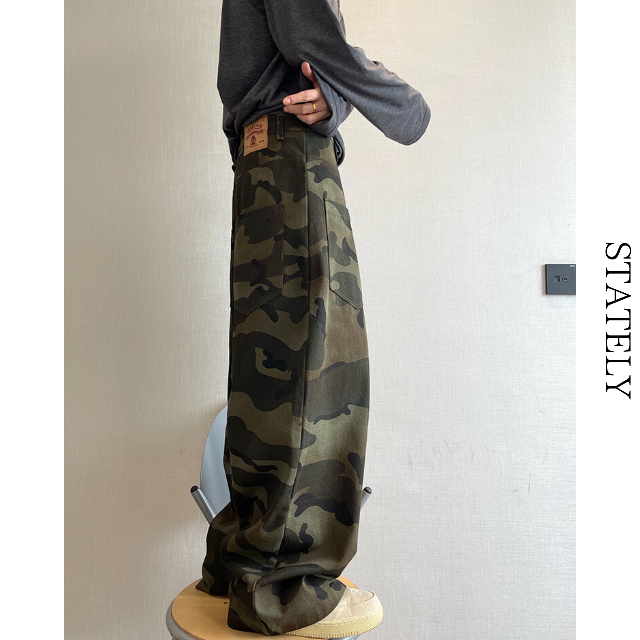 Camo Wide Work Pants_B84・画像13