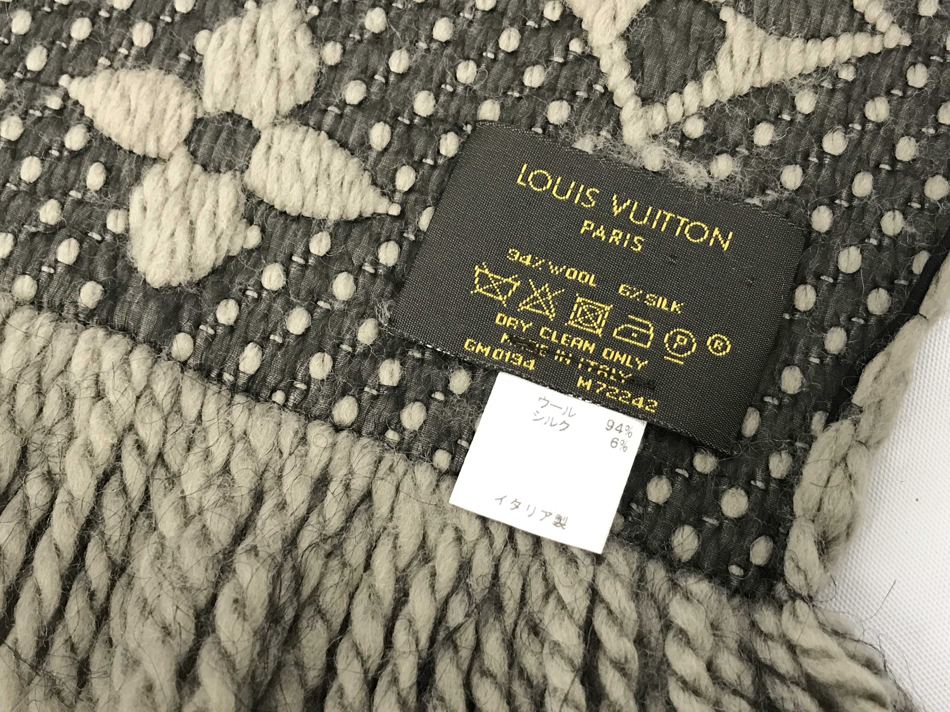 Louis Vuitton/ルイヴィトン エシャルプ ロゴマニア マフラー M72242