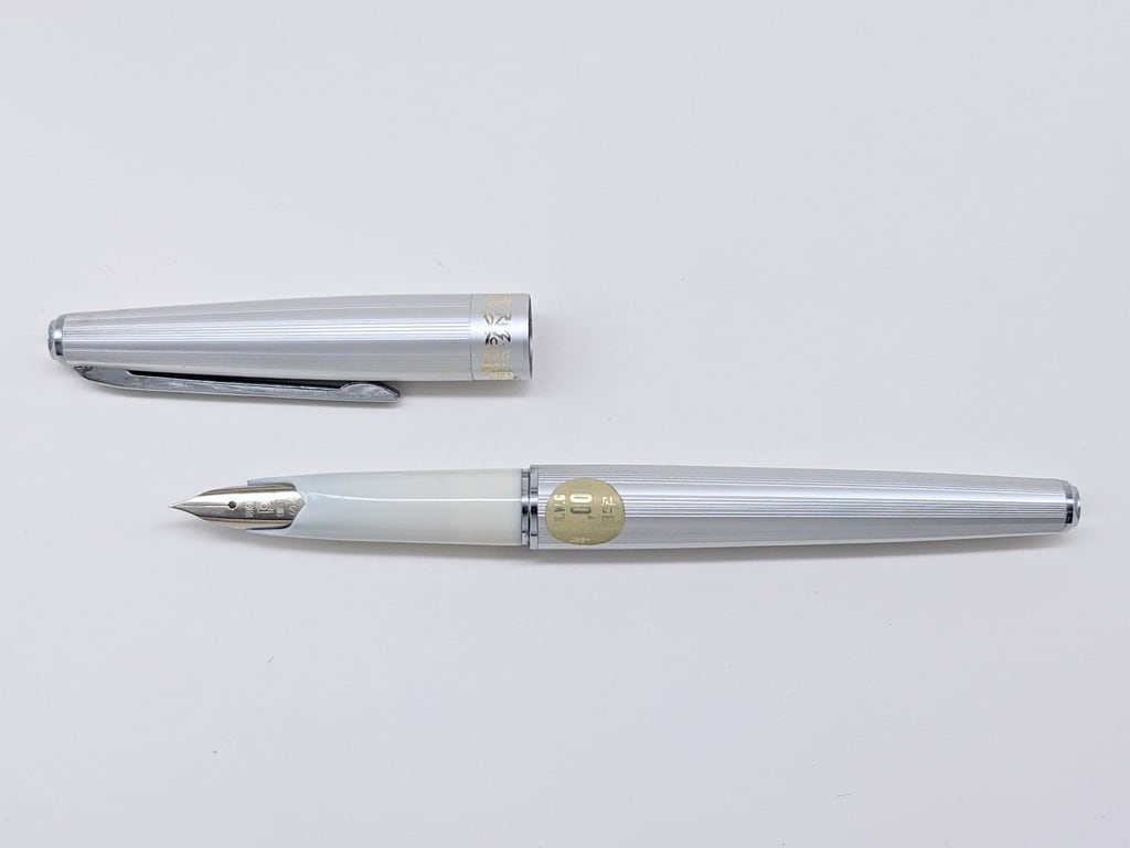 70s プラチナ PLATINUM （細字） 18K-WG 03204 | 川口明弘の調整万年筆