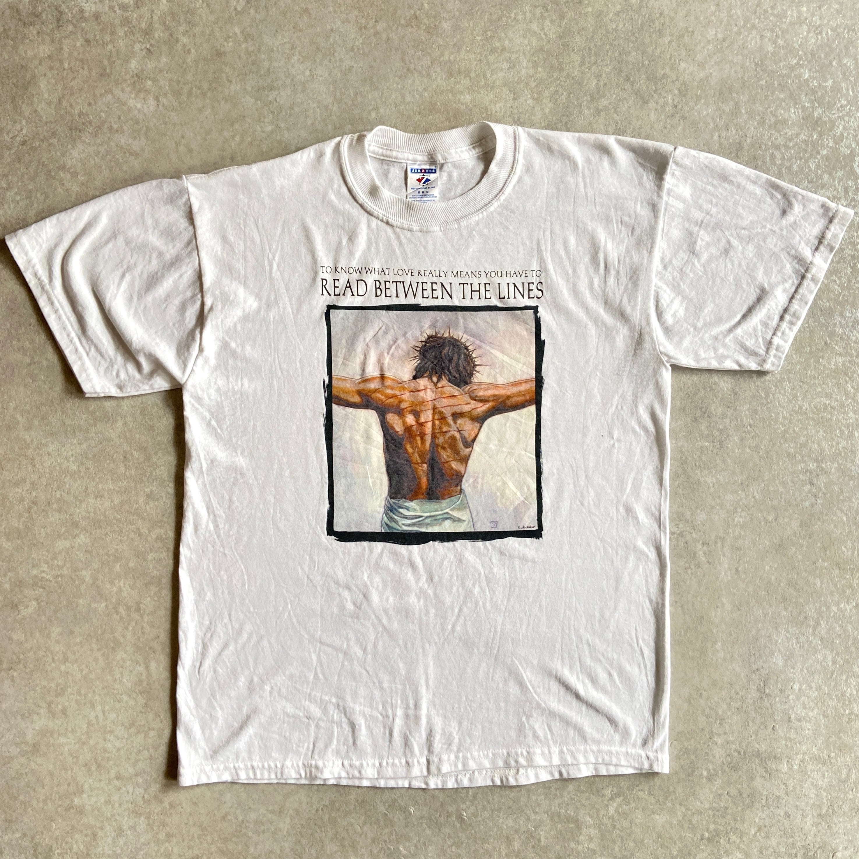 JERZEES "JESUS CHRIST" Tee M H103