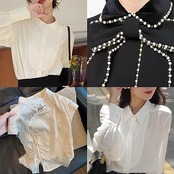 Doyime パール ボタン (20個入り) デザイン縫製ボタン 手芸材料クリスタルボタン パール半丸ボタン 装飾ボタン 手縫いのボタン 10mm ツヤあり 人工パール 手芸用品 洋服用 (ベージュ)