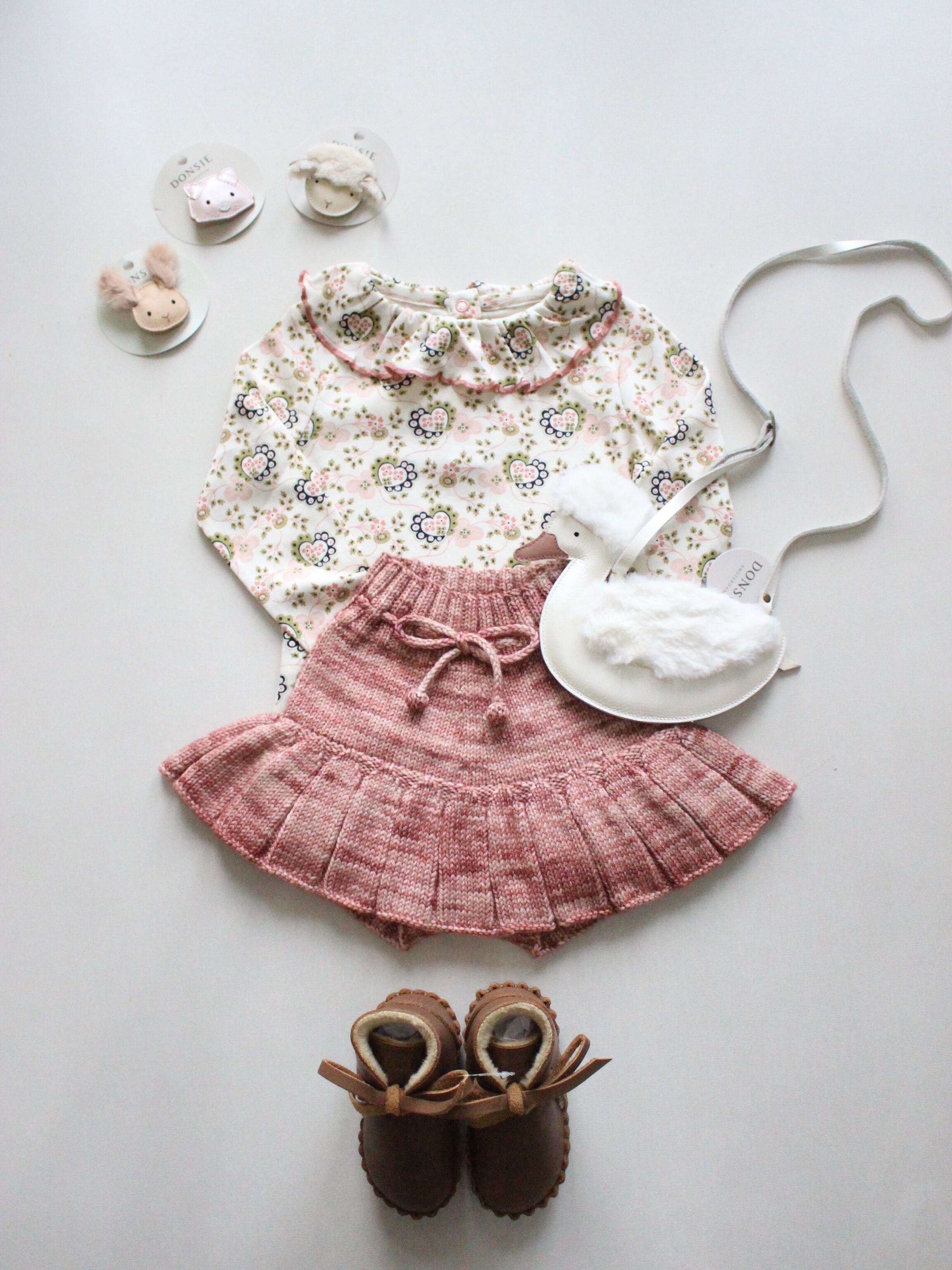 4y Misha & Puff acorn railroad 花鉄 ワンピ