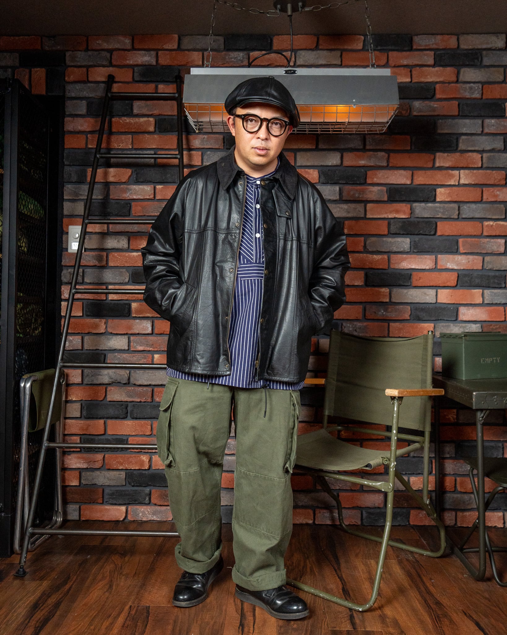 Yoused】LEATHER DRIVER 