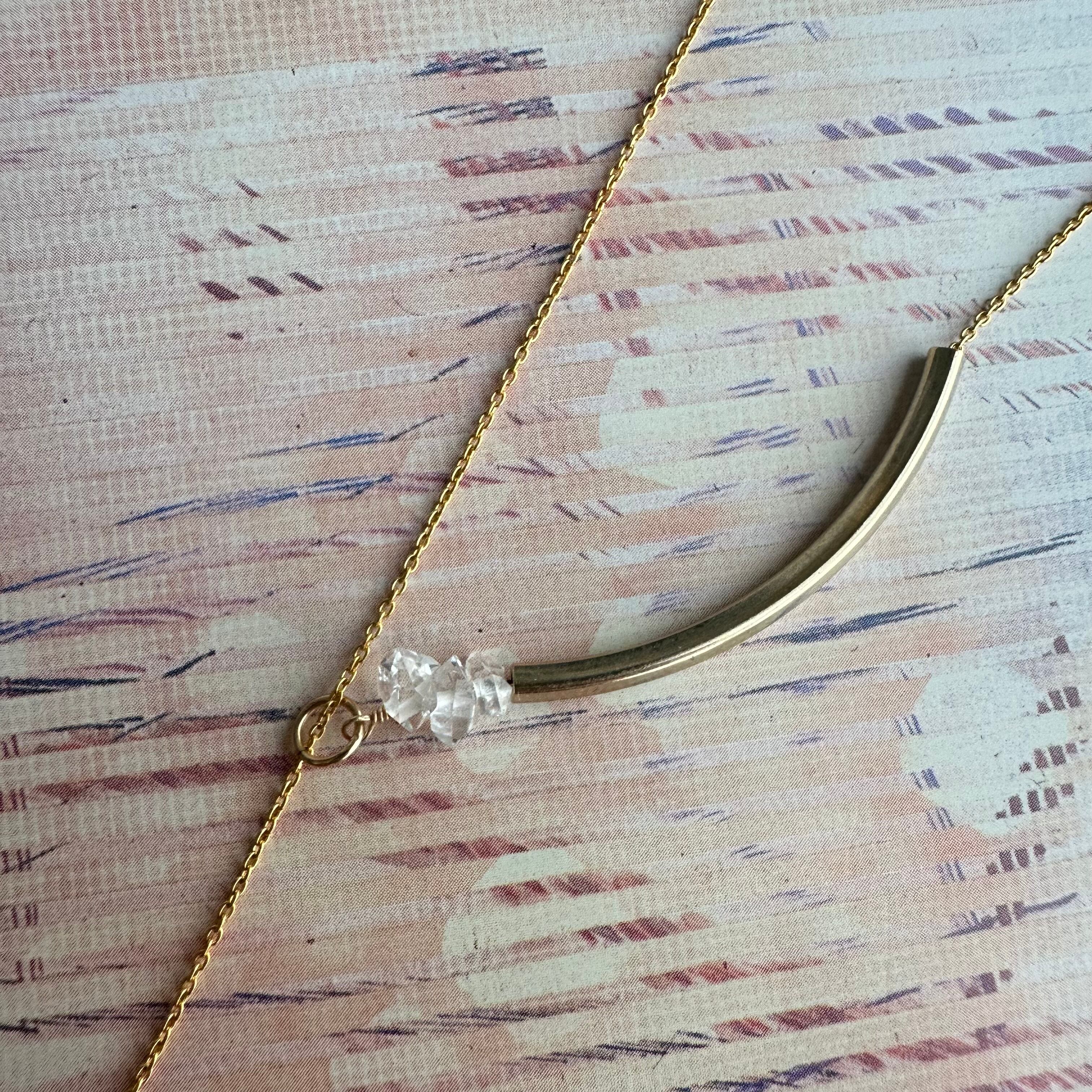 パイプパーツ ショートネックレス【14金GF】 | Kazaru-Kazaru