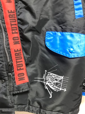 UNFINISHEDモッズコートN-3B偉人シリーズブラック