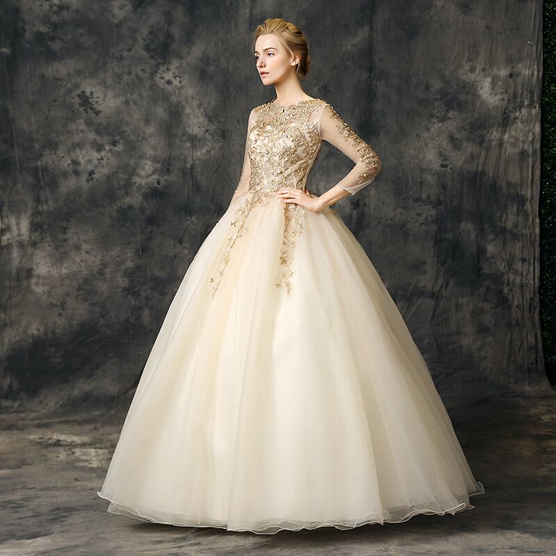 YNS WEDDING カラードレス パニエ付き