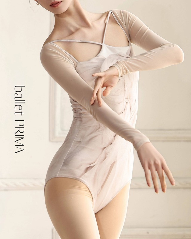 【2SET】【danzbaby】Front-Cross Leotard Pants Set P0138