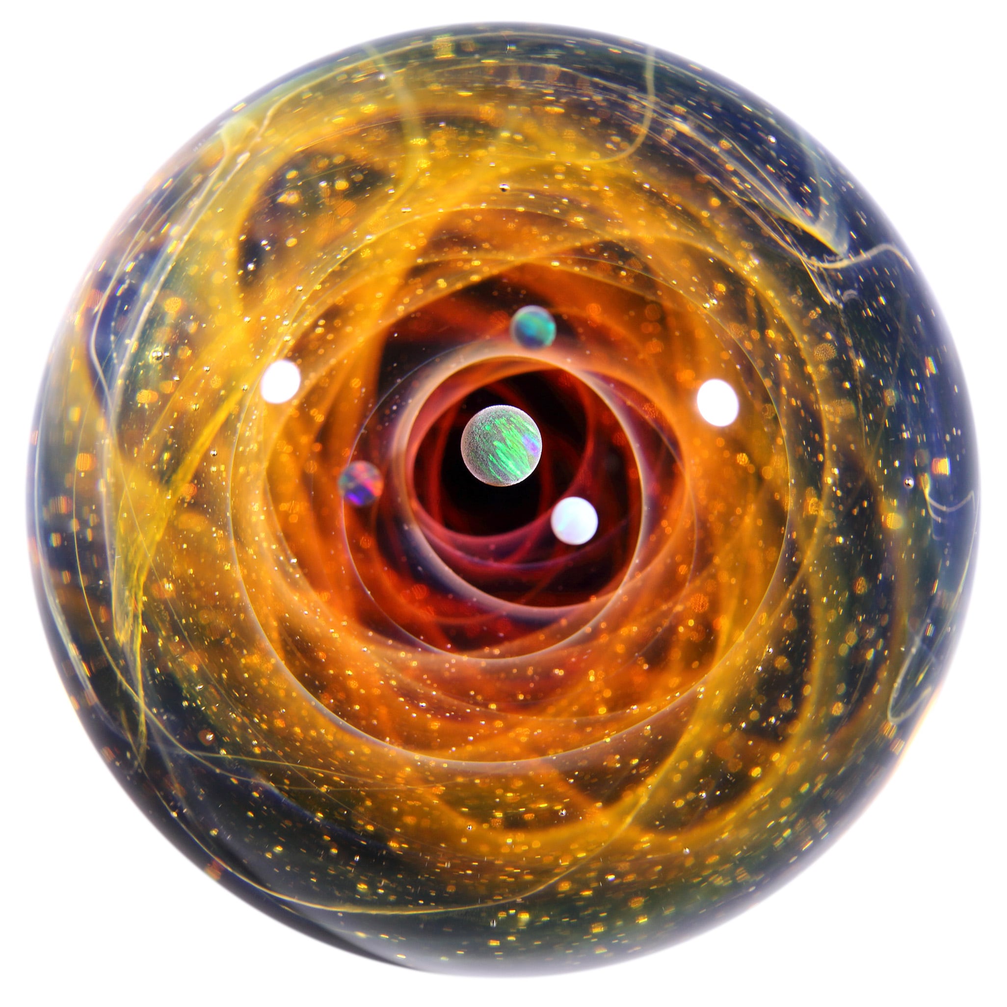 61mm Galaxy Glass Marble 宇宙ガラスマーブル - オブジェ no.M282