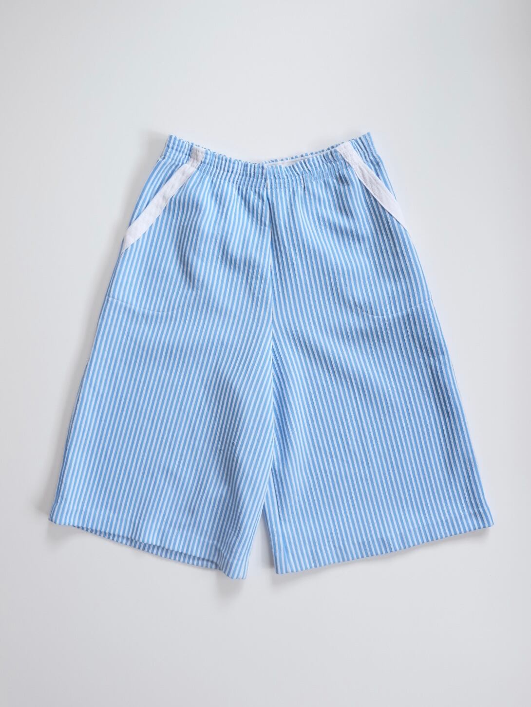 USA stripe culotte pants