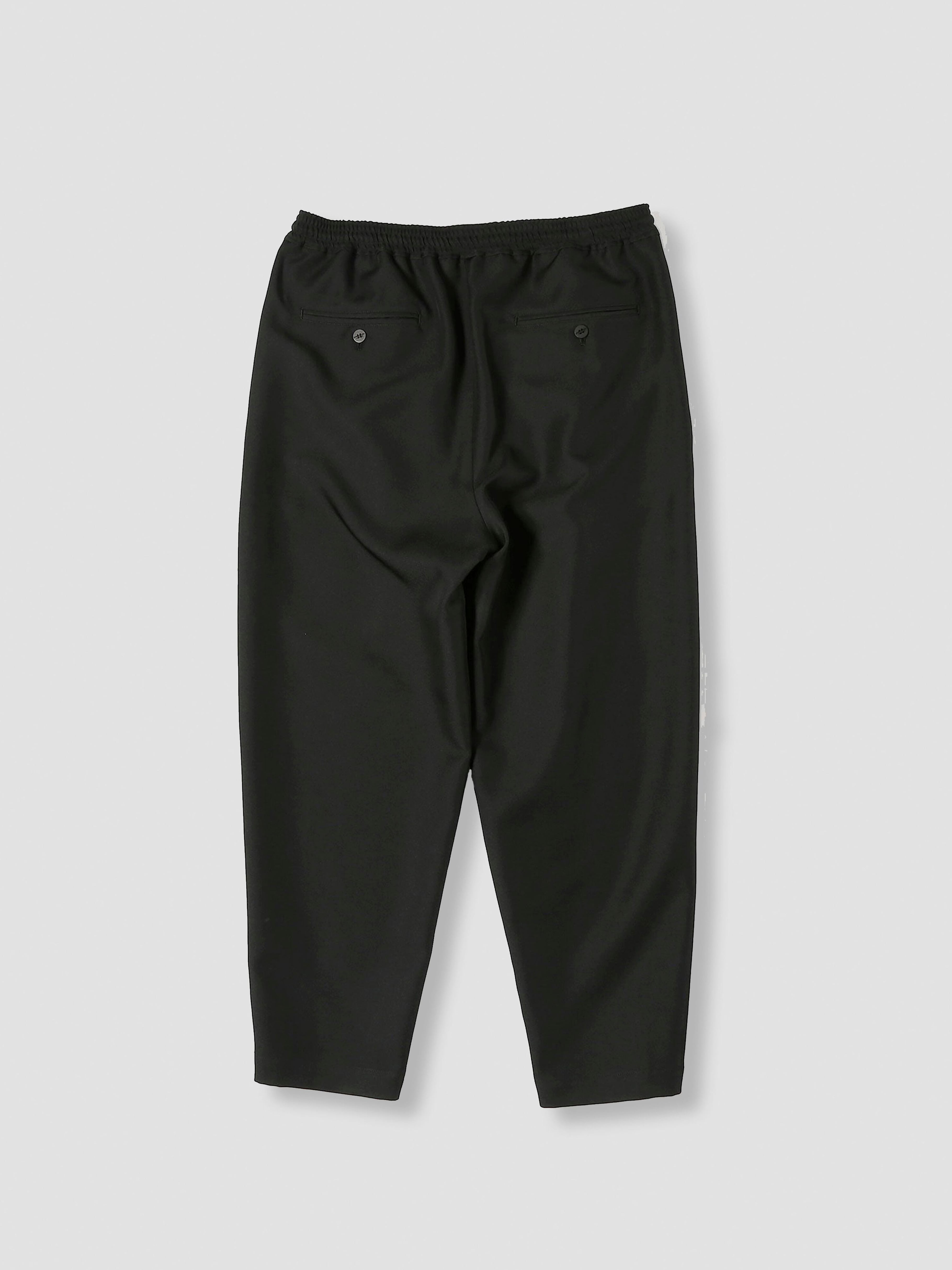 yoshiokubo TWILL TUCK PANTS BLACK YKPT01 | BEST PACKING STORE